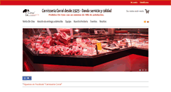 Desktop Screenshot of carnisseriacorral.com